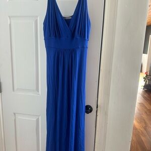 Elegant Blue Maxi Dress